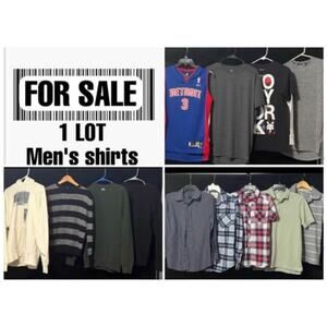 1 LOT  Young Men's Shirts and Polos ,Size Small,  Used